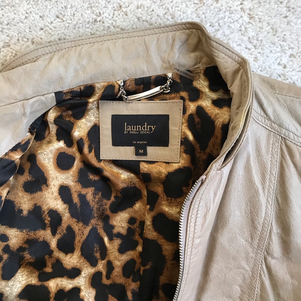 Laundry by Shelli Segal Leather Jacket - Picture 5 of 11
